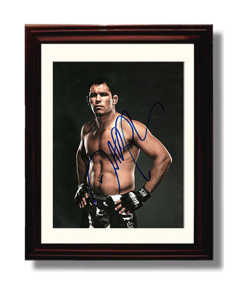 Antonio Nogueira - Studio Fighter Portrait MMA Wall Art 8x10 Beveled Frame wall art print – MMA Wall Art decor