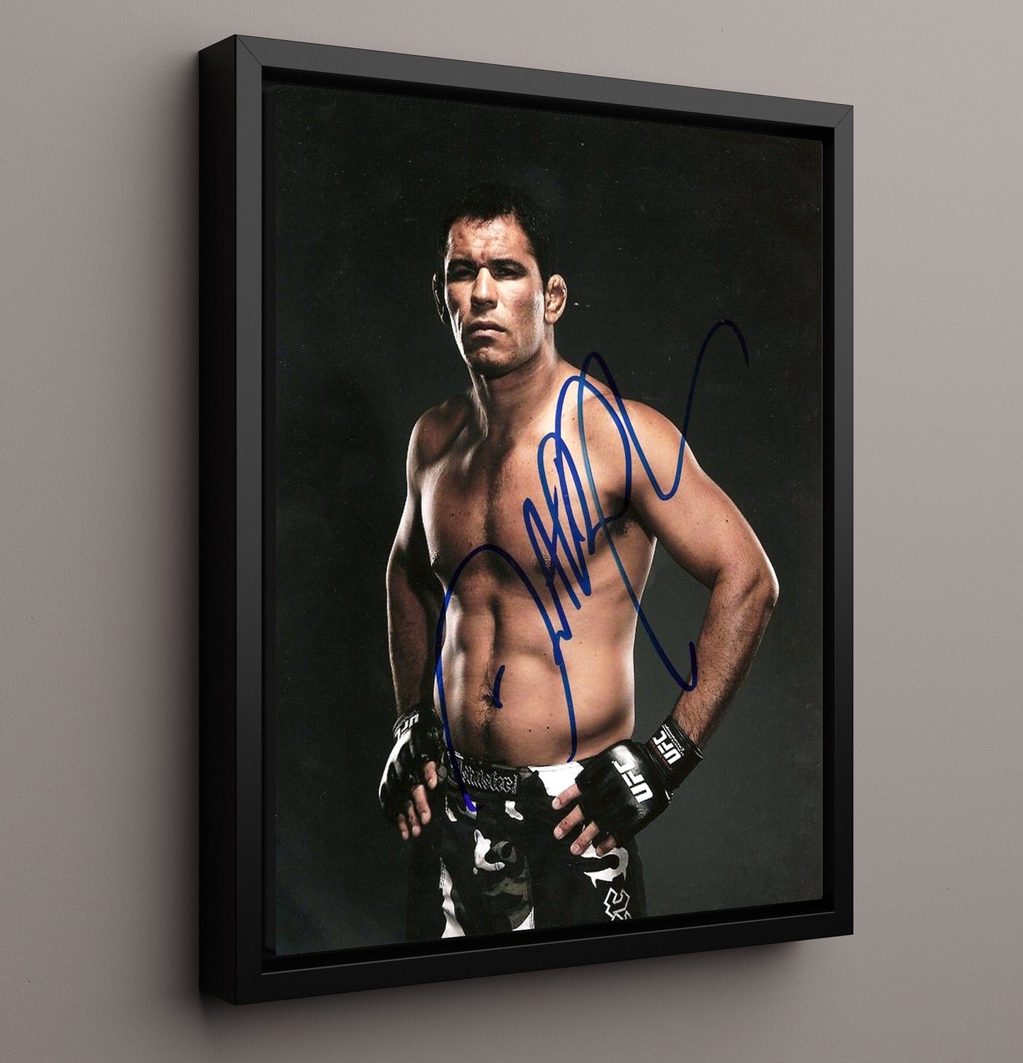 Antonio Nogueira - Studio Fighter Portrait MMA Wall Art 16x20 Framed Canvas wall art print – MMA Wall Art decor