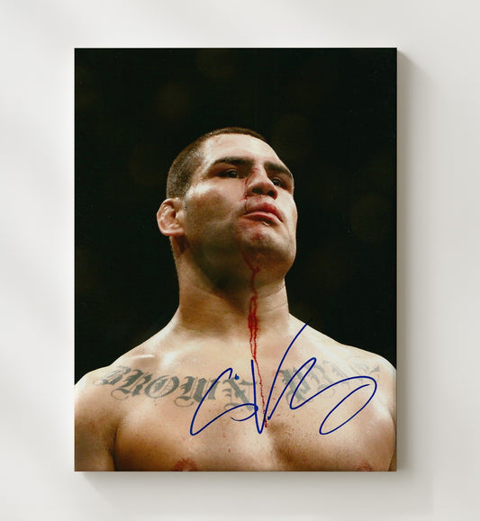 Cain Velasquez - Bloodied Battle Moment 8x10 Canvas MMA wall art