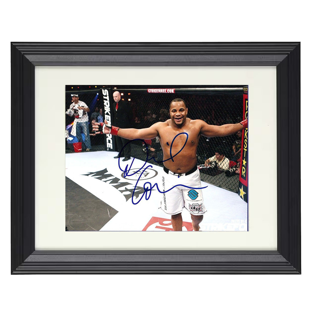 Daniel Cormier – Strikeforce Victory Pose 8x10 matted black framed MMA wall art