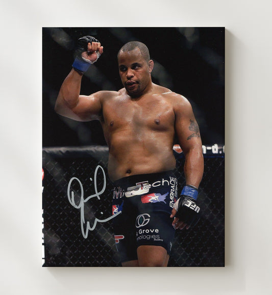 Daniel Cormier - Victory Fist Raise 8x10 Canvas MMA wall art
