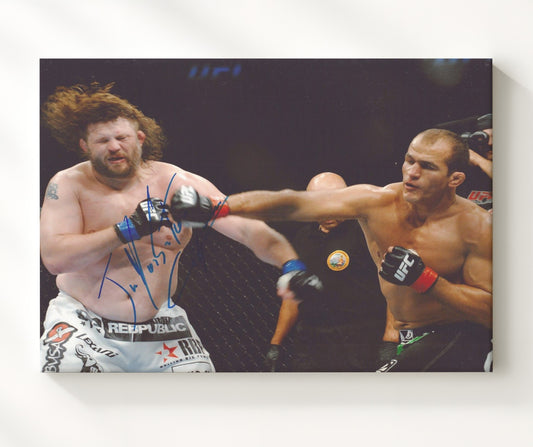 Junior Dos Santos - Republic Shorts Fight Exchange 8x10 Canvas MMA wall art