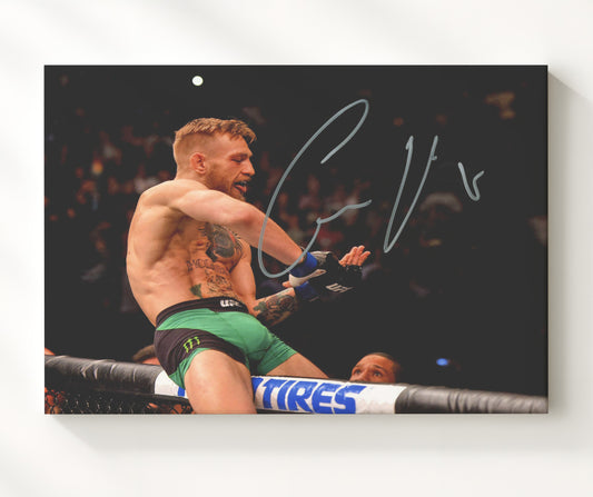 Conor McGregor - Cage Celebration Pose 8x10 Canvas MMA wall art