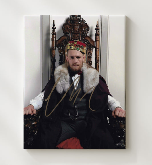 Conor McGregor - Throne King Tribute 8x10 Canvas MMA wall art