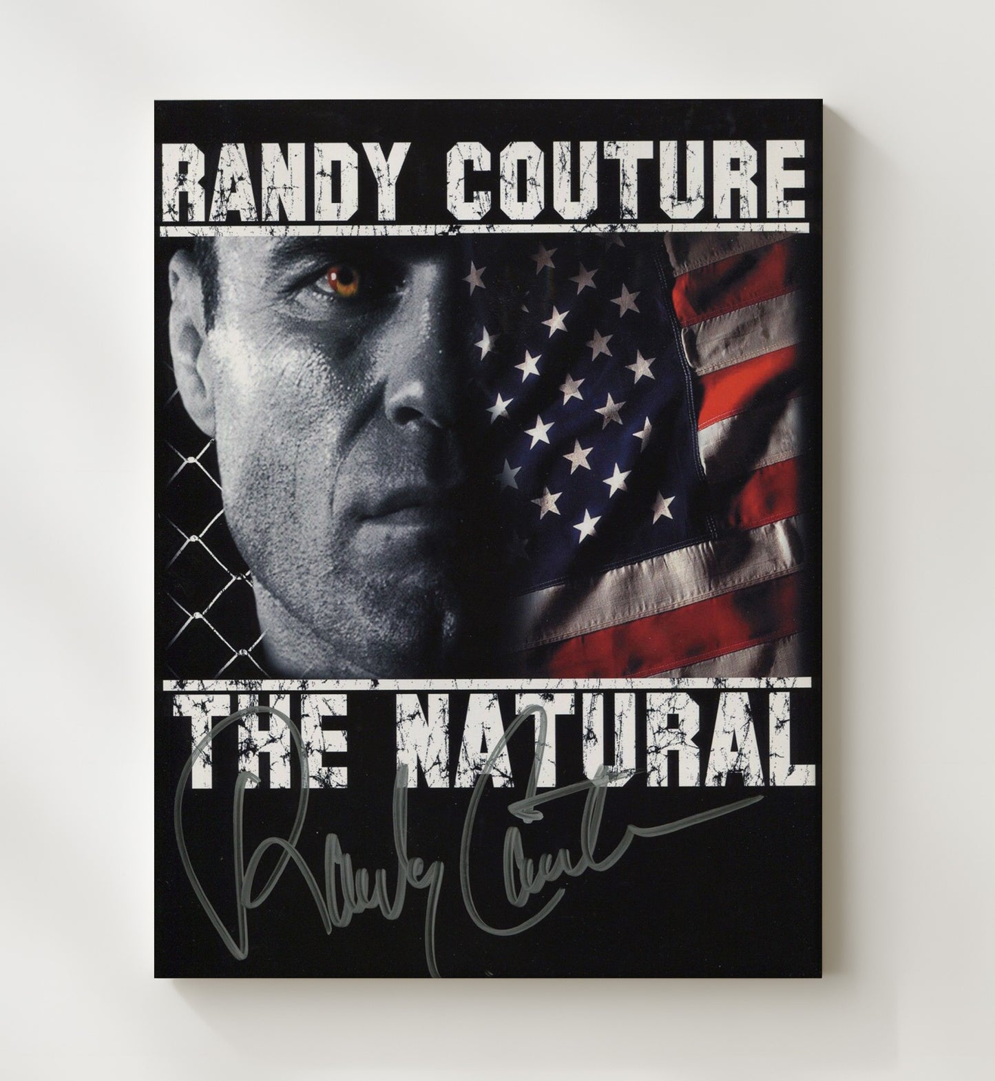 Randy Couture - The Natural Poster Portrait MMA Wall Art 20x24 Canvas wall art print – MMA Wall Art decor