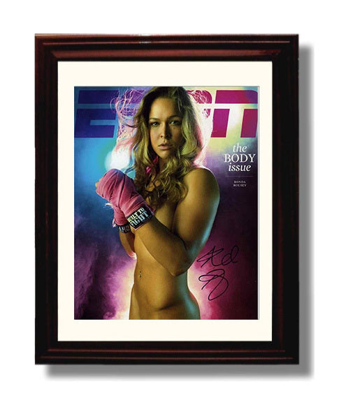 Ronda Rousey - ESPN Body Issue Cover MMA Wall Art 8x10 Beveled Frame wall art print – MMA Wall Art decor