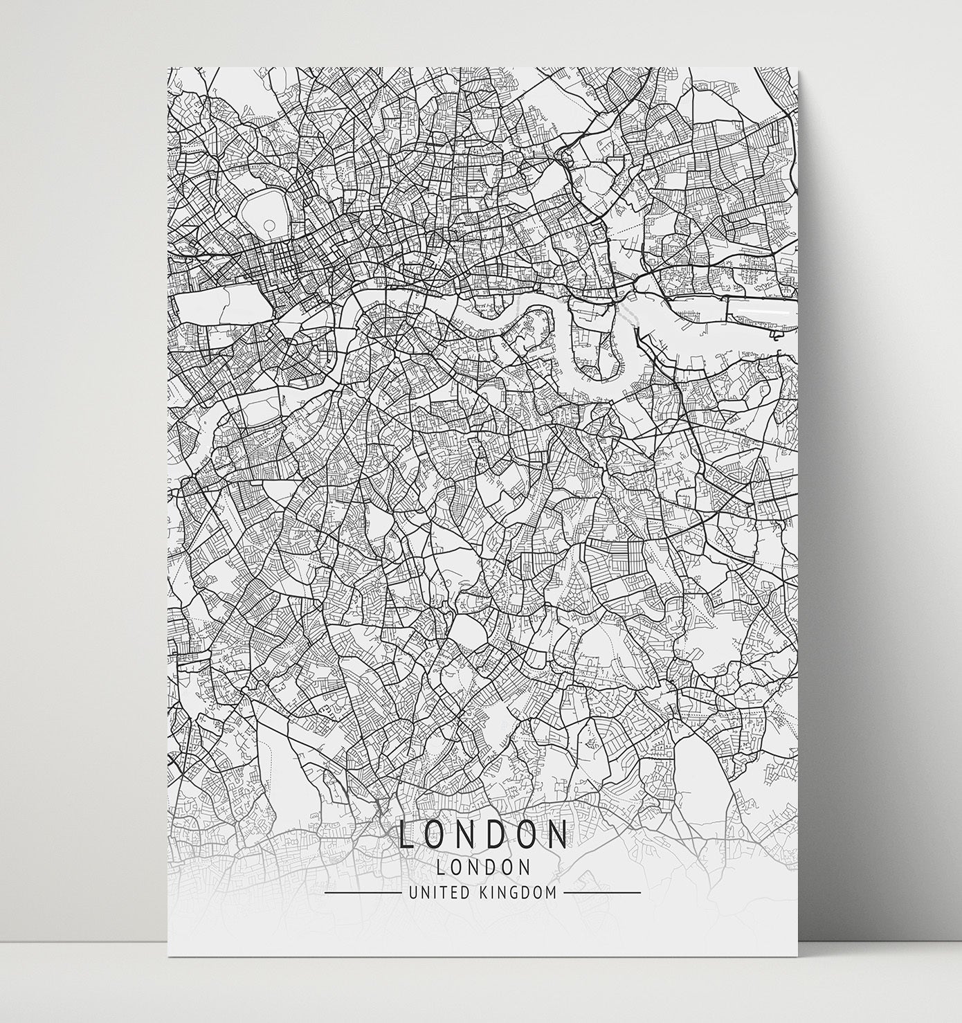 City Map Print - Londonderry - Derry UK City Map 16x20 Unframed Print city map wall art print – UK City Map decor