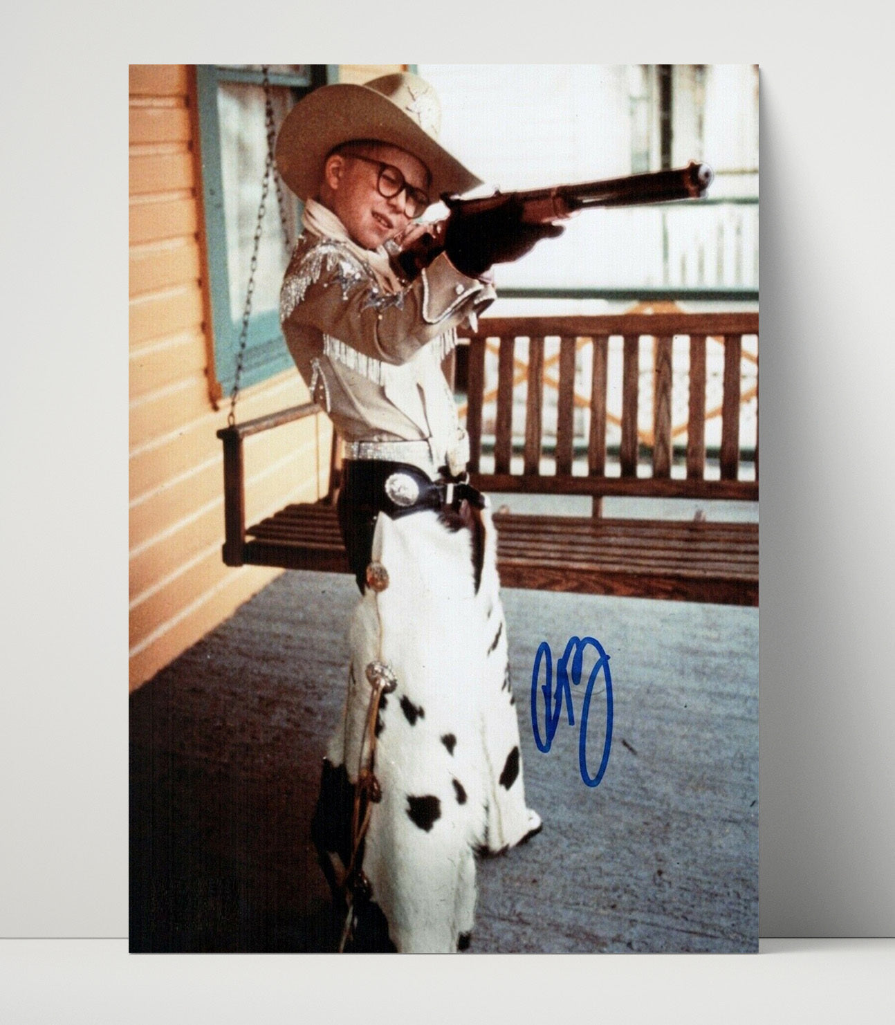 A Christmas Story - Peter Billingsley Ralphie Cowboy BB Gun Kid movie wall art 16x20 Unframed Print