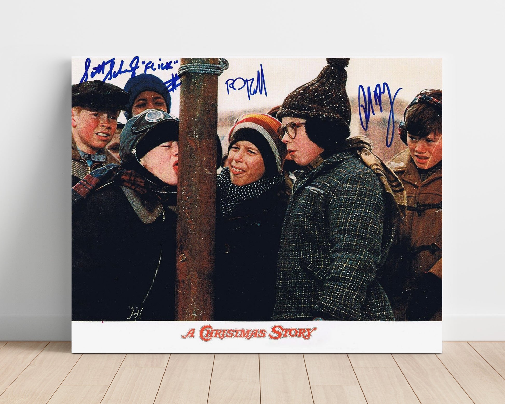 A Christmas Story - Peter Billingsley - Ralphie Parker - Frozen tongue dare movie wall art 16x20 Unframed Print