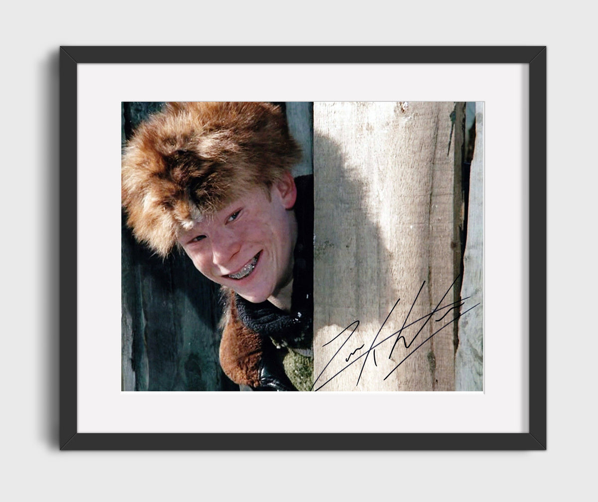 A Christmas Story - Zack Ward - Scut Farkus - Fur Hat Braces Photograph movie wall art 16x20 Gallery Frame