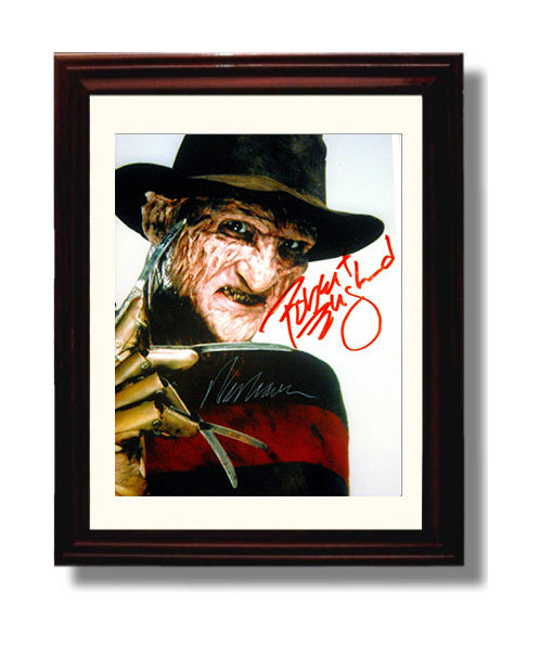 A Nightmare on Elm Street - Robert Englund - Freddy Krueger - Dream Stalker movie wall art 8x10 Beveled Frame