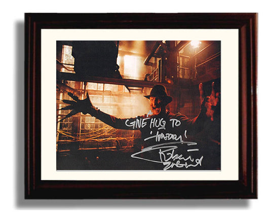 A Nightmare on Elm Street - Robert Englund - Sweet dreams slasher movie wall art 8x10 Beveled Frame