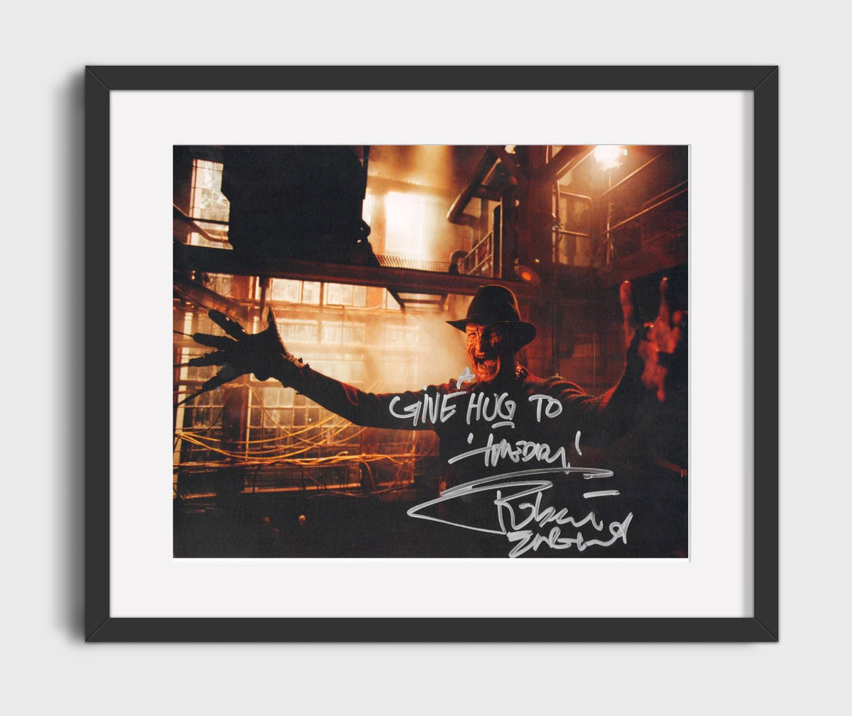 A Nightmare on Elm Street - Robert Englund - Sweet dreams slasher movie wall art 16x20 Gallery Frame