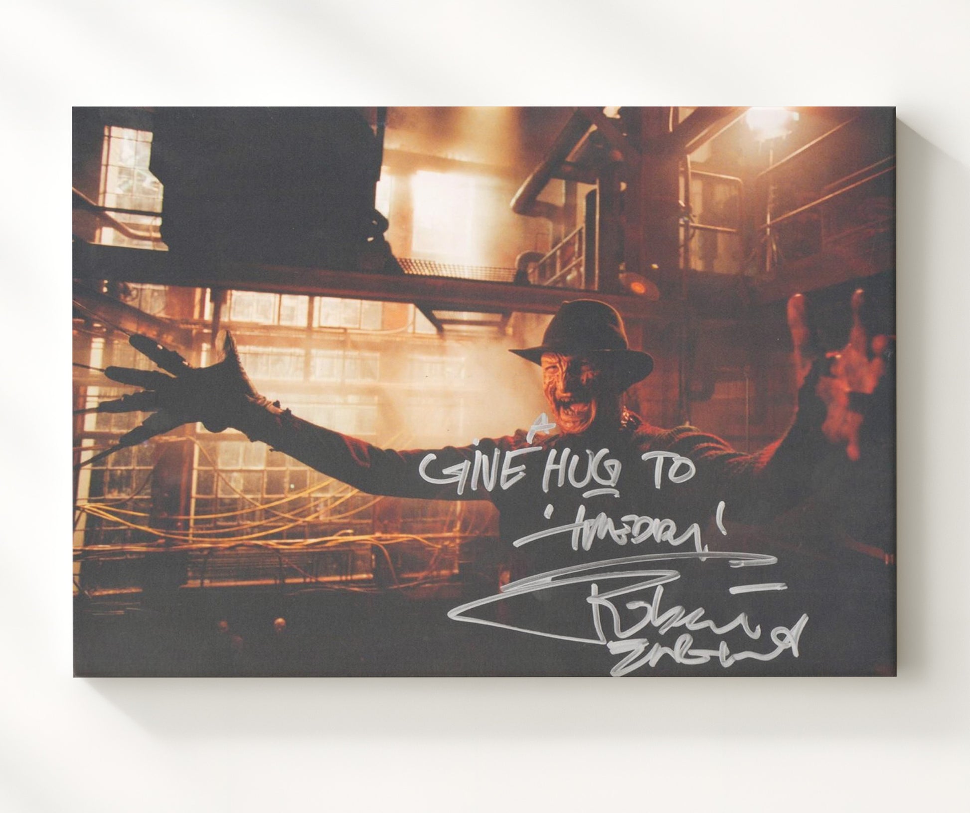 A Nightmare on Elm Street - Robert Englund - Sweet dreams slasher movie wall art 20x24 Canvas