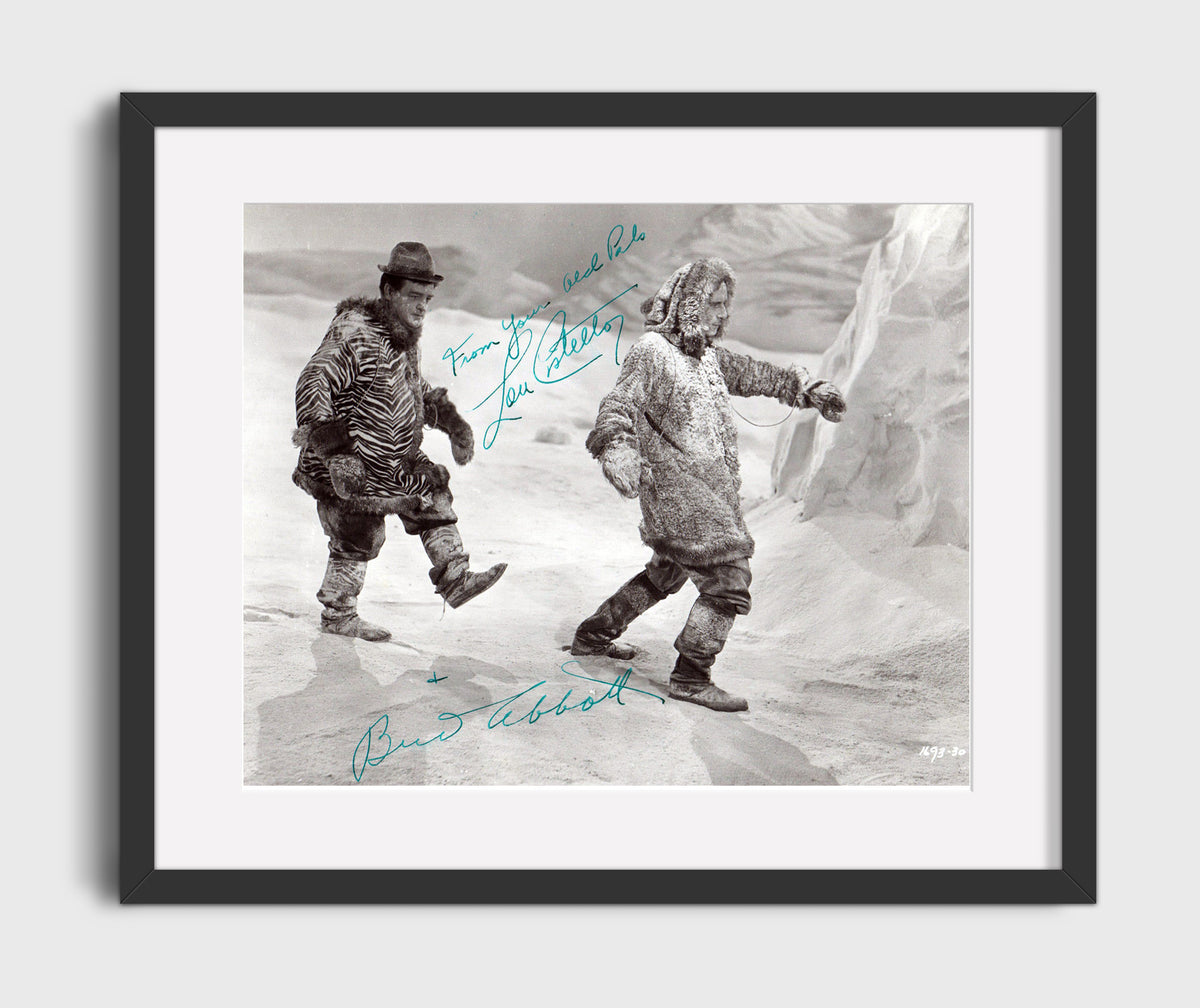 Abbott and Costello - Bud Abbott Lou Costello Arctic Comedy March movie wall art 16x20 Gallery Frame