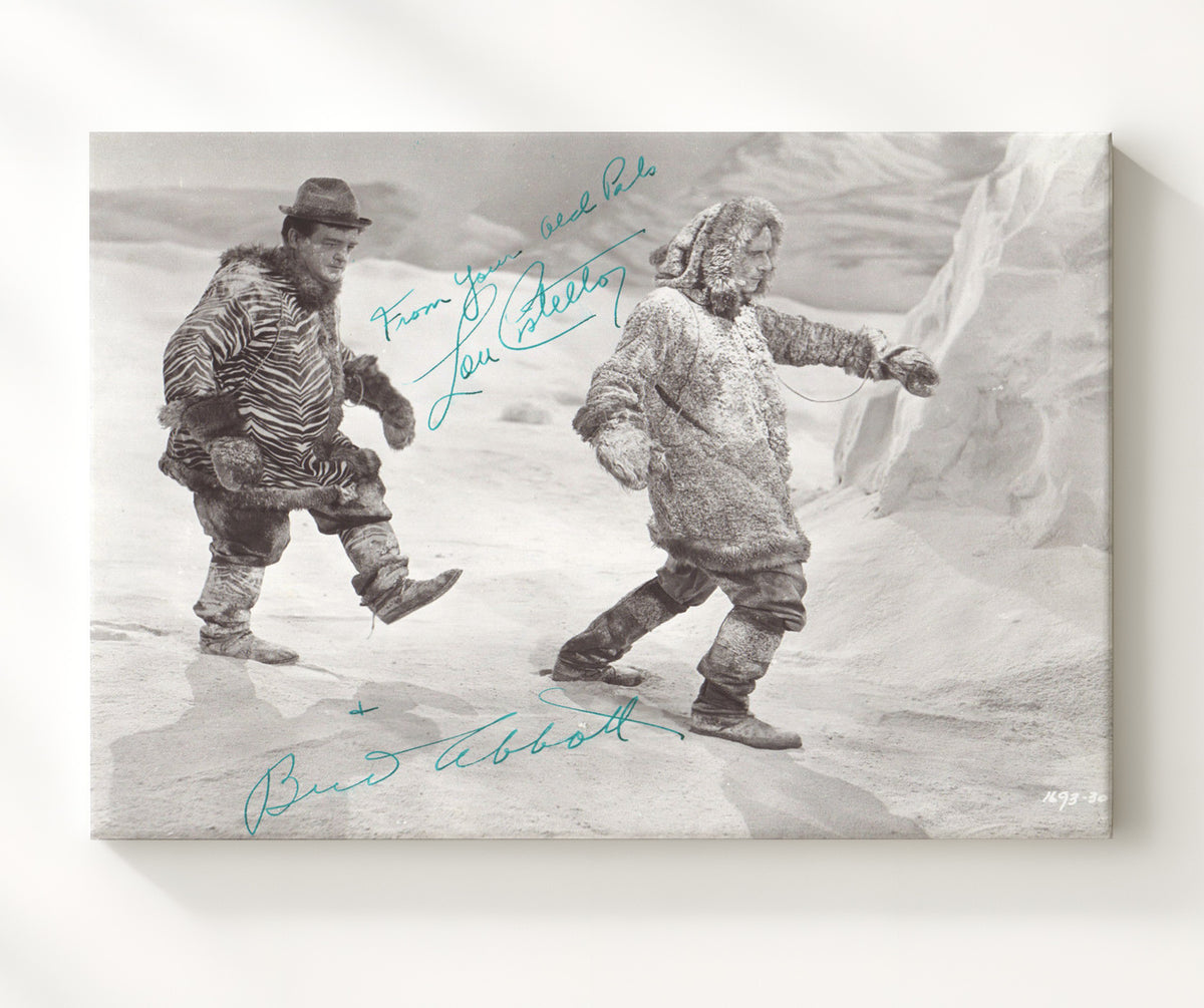 Abbott and Costello - Bud Abbott Lou Costello Arctic Comedy March movie wall art 20x24 Canvas