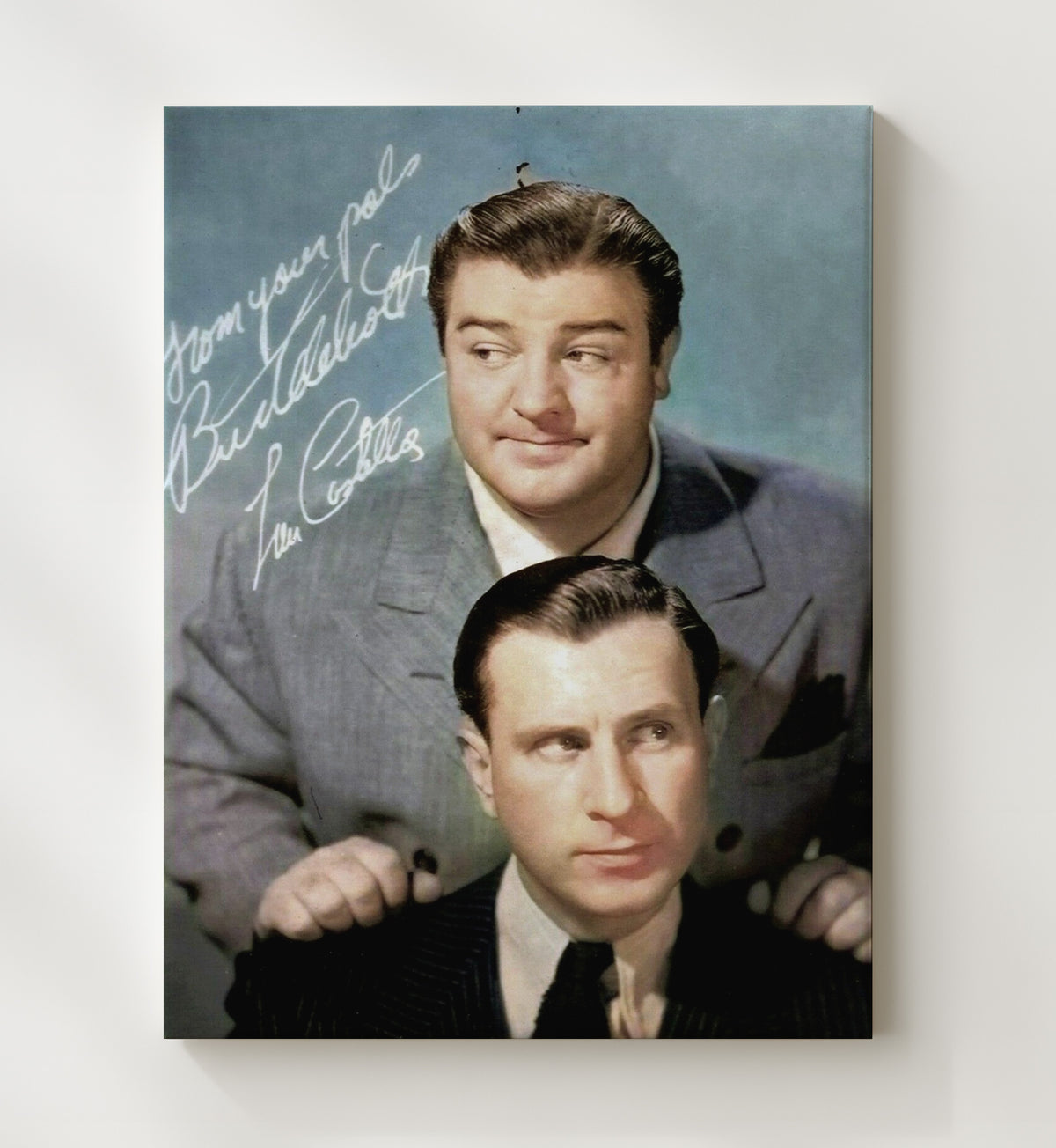 Abbott and Costello - Lou Costello Comedy Duo Classic Studio Look movie wall art 20x24 Canvas