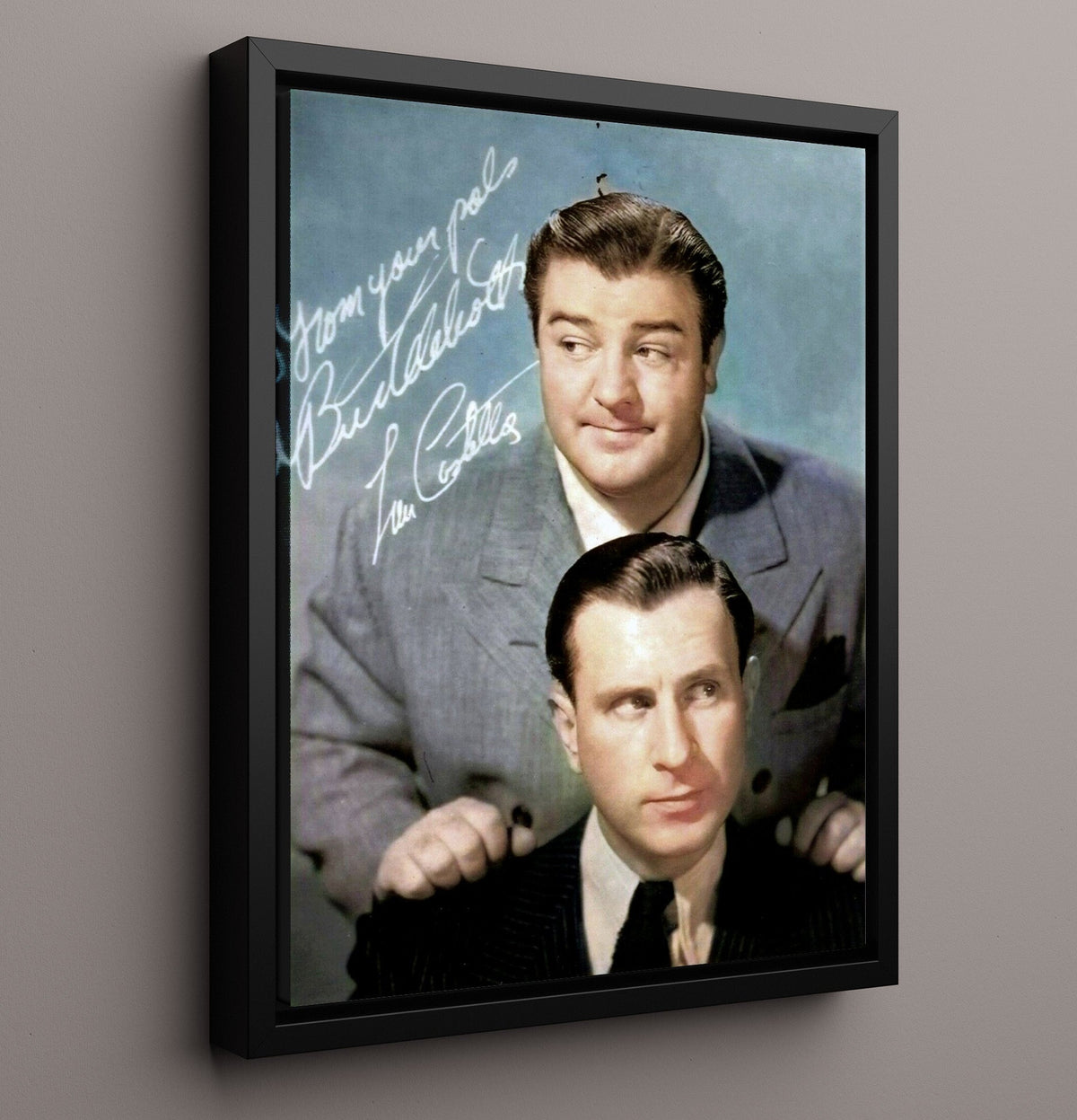 Abbott and Costello - Lou Costello Comedy Duo Classic Studio Look movie wall art 16x20 Gallery Frame