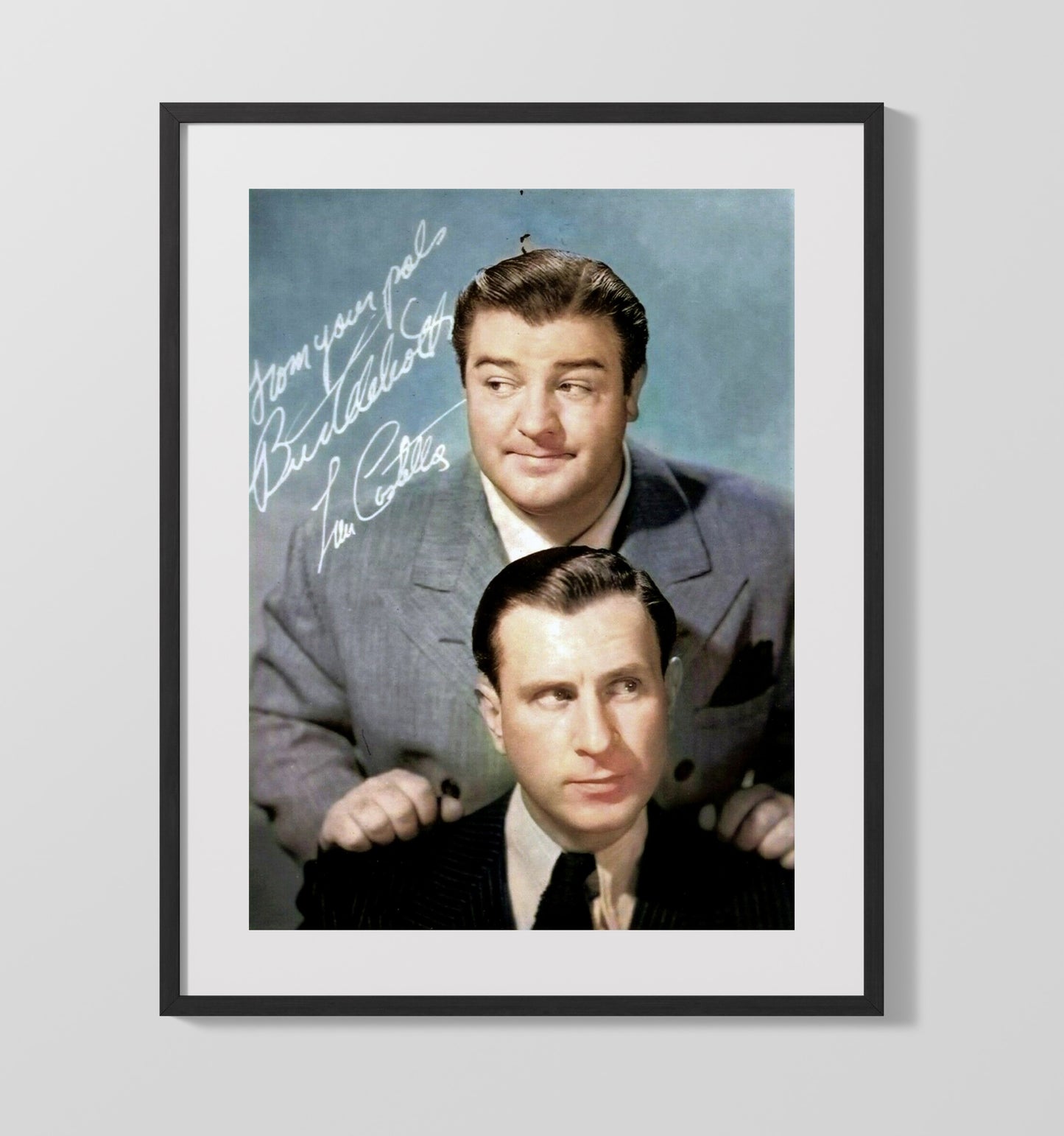 Abbott and Costello - Lou Costello Comedy Duo Classic Studio Look movie wall art 16x20 Gallery Frame