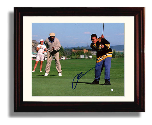 Adam Sandler - Happy Gilmore - Swing Hard and Laugh Harder movie wall art 8x10 Beveled Frame