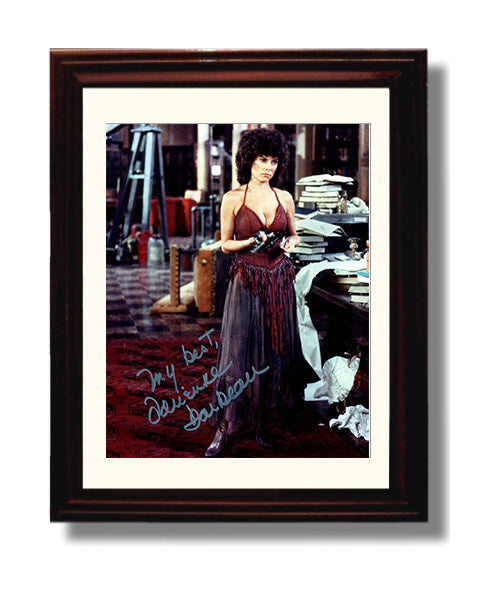 Adrienne Barbeau - Swamp Thing Alice Cable Gun Scene Vintage Movie Wall Art - 8x10 Beveled Frame movie decor