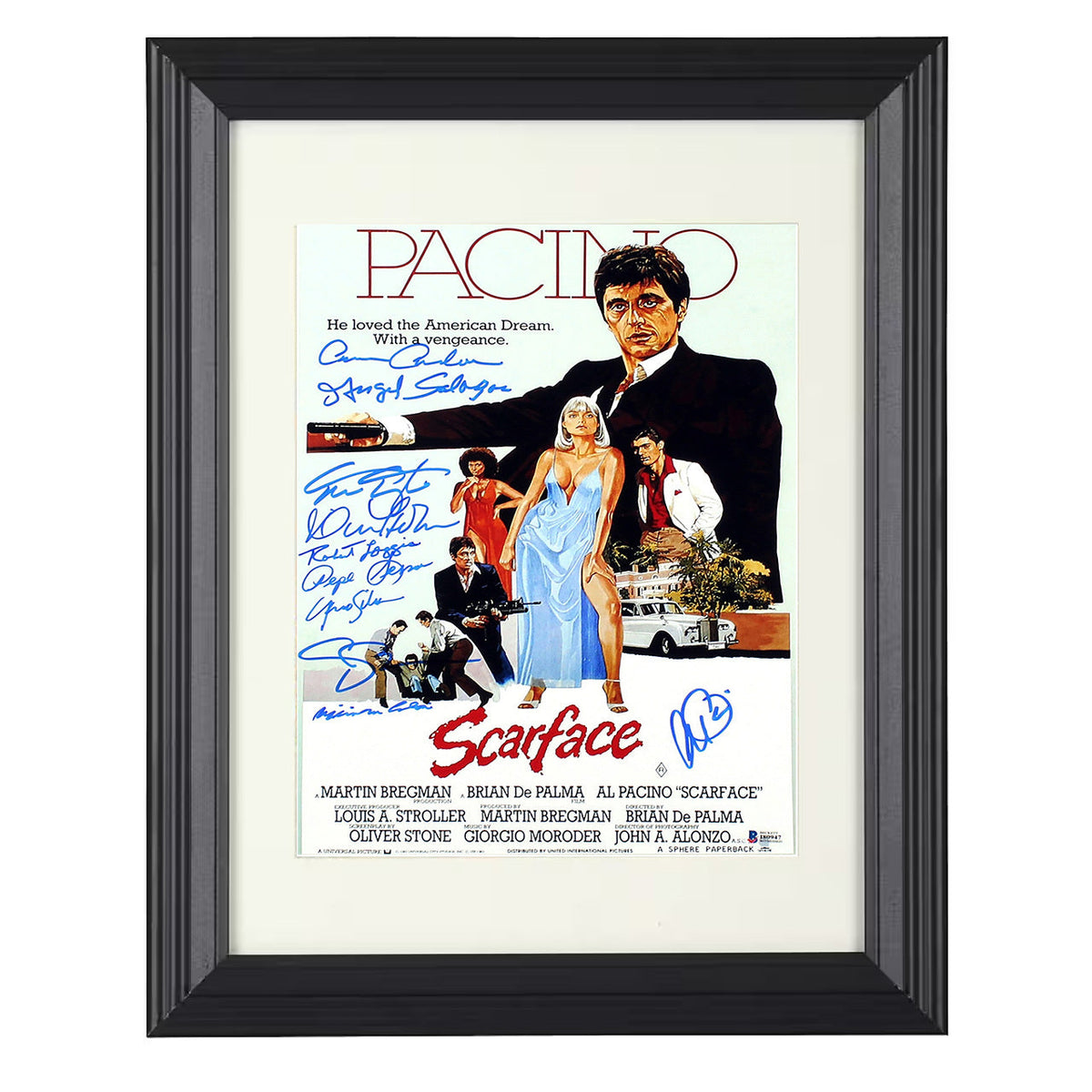 Al Pacino - Scarface Cast Poster movie wall art 16x20 Unframed Print