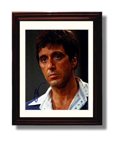 Al Pacino - Scarface Tony Montana Photograph movie wall art 8x10 Beveled Frame