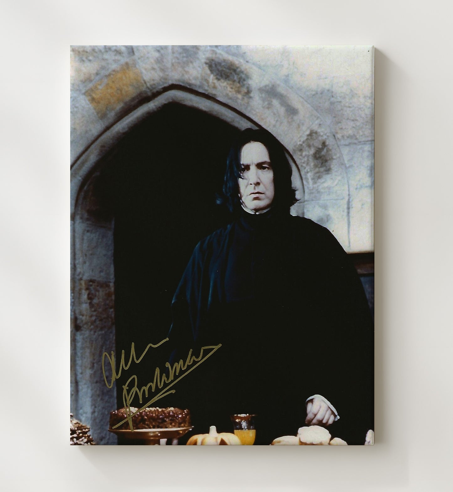 Alan Rickman - Potions Master Vintage Movie Wall Art - 20x24 Canvas movie decor