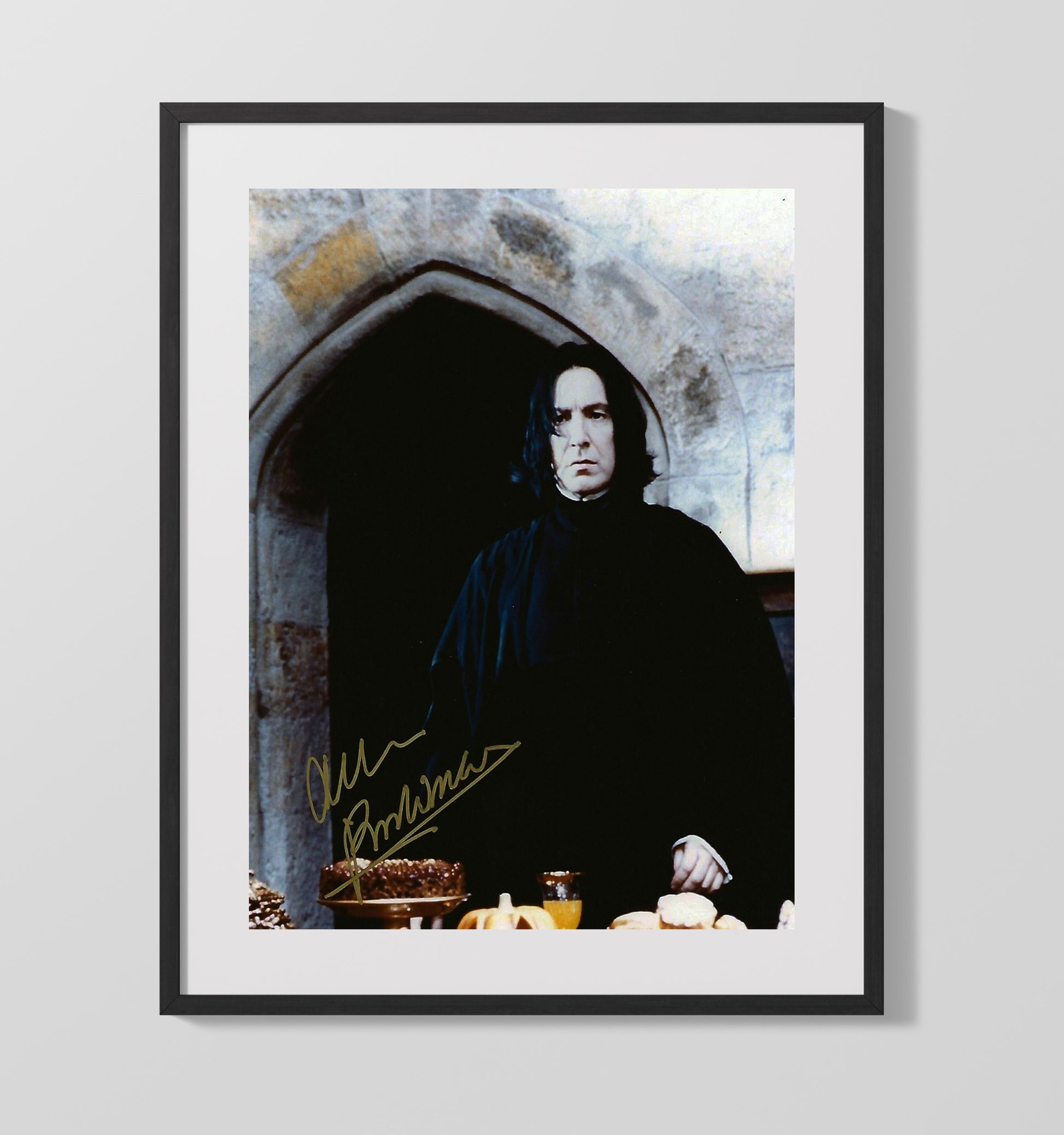 Alan Rickman - Potions Master Vintage Movie Wall Art - 16x20 Gallery Frame movie decor