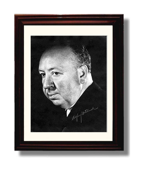 Alfred Hitchcock - Legendary Thriller Director movie wall art 8x10 Beveled Frame