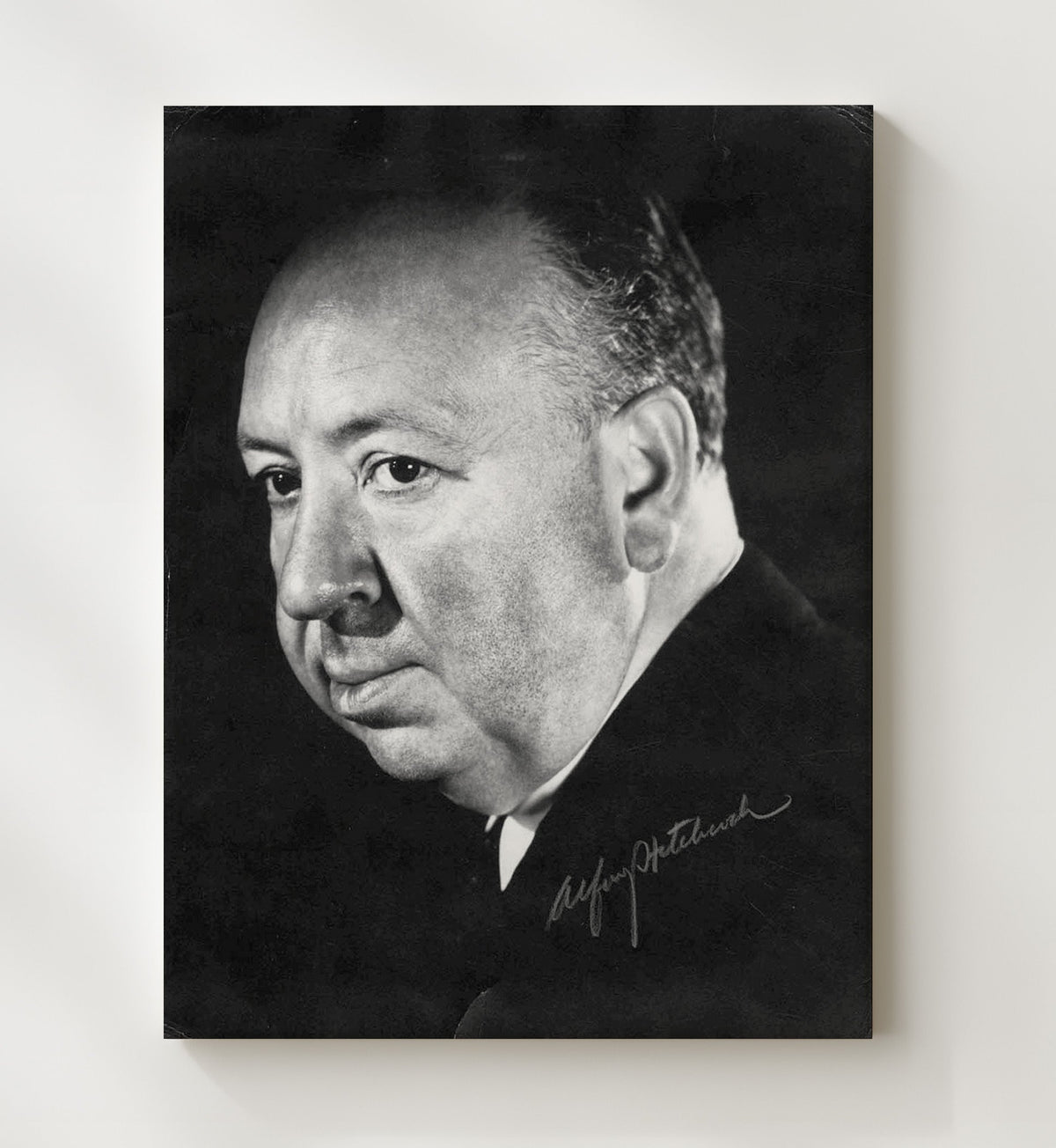 Alfred Hitchcock - Legendary Thriller Director movie wall art 8x10 Beveled Frame
