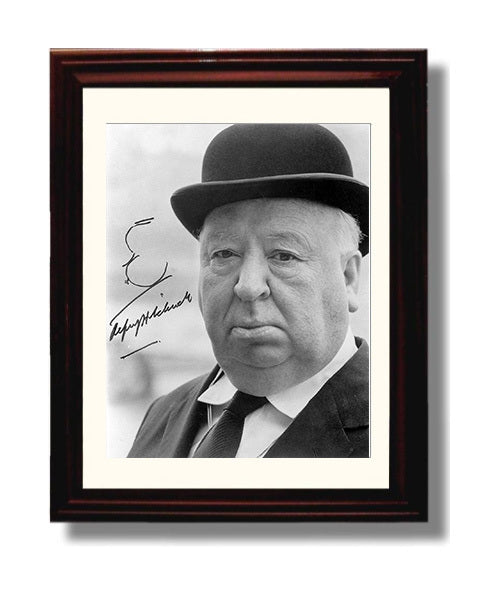 Alfred Hitchcock - The Master movie wall art 8x10 Beveled Frame