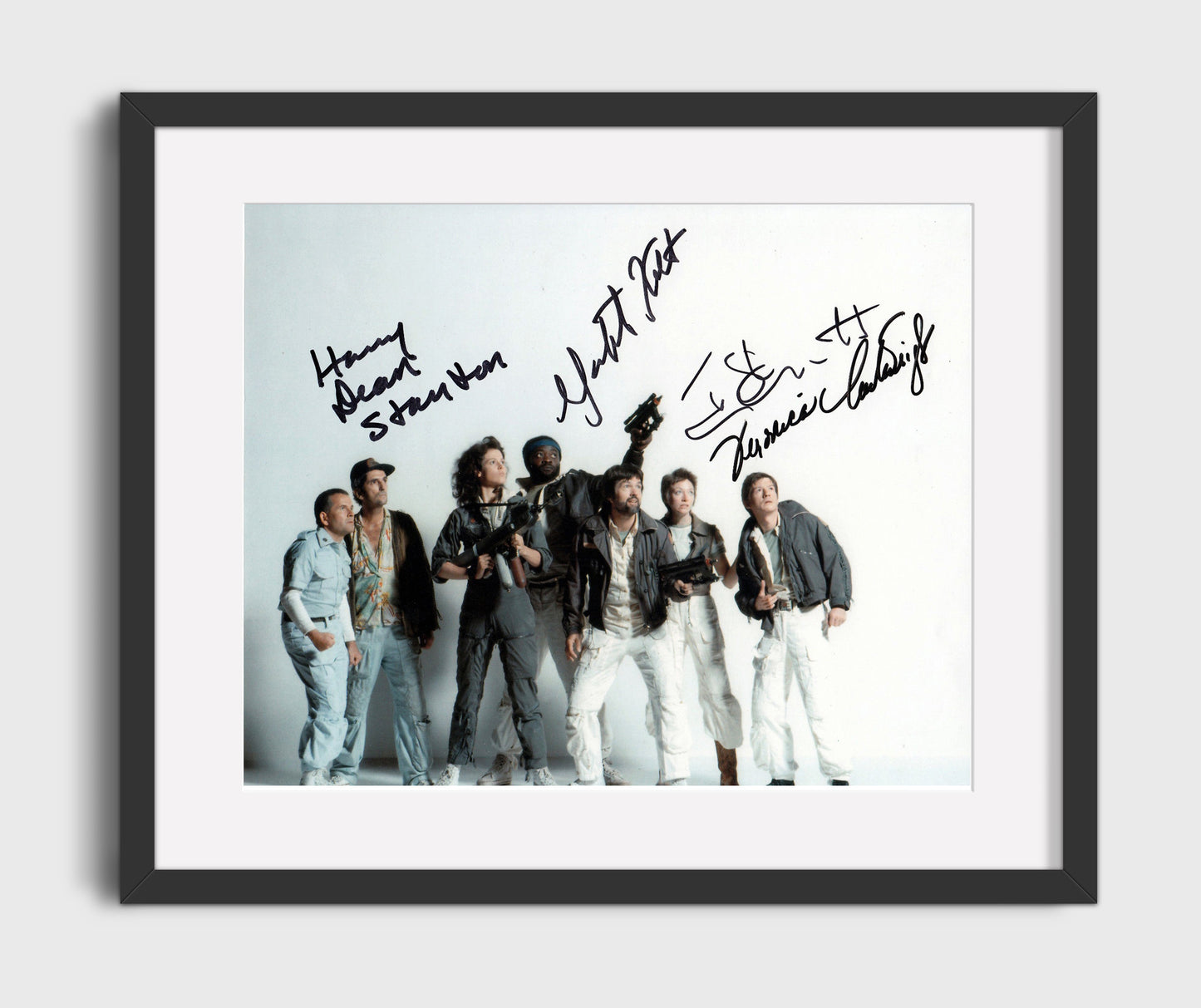 Aliens Cast - Aliens - Squad Goals in Space Vintage Movie Wall Art - 16x20 Gallery Frame movie decor
