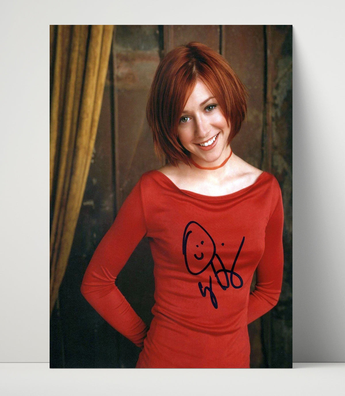 Alyson Hannigan - Red Hair Studio Photograph movie wall art 16x20 Unframed Print