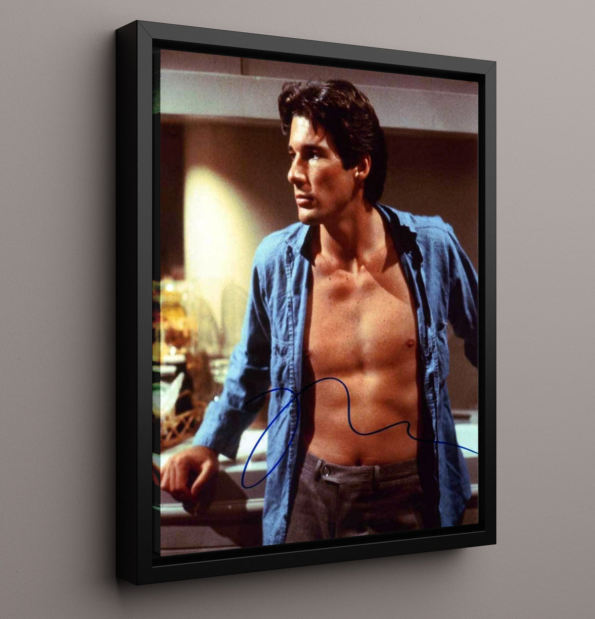 American Gigolo - Richard Gere - Julian Kaye - Late Night Tension movie wall art 16x20 Gallery Frame