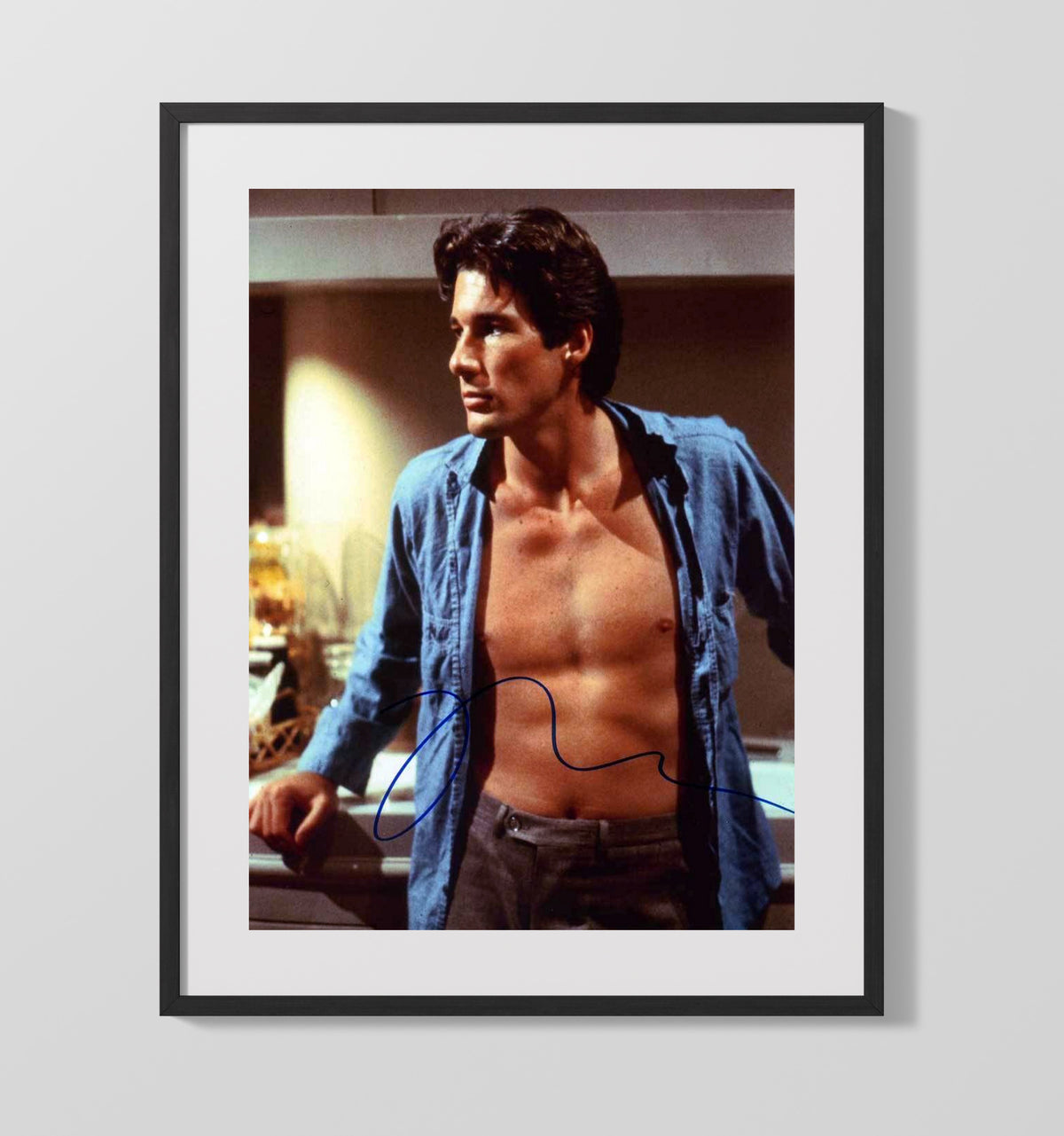 American Gigolo - Richard Gere - Julian Kaye - Late Night Tension movie wall art 16x20 Gallery Frame