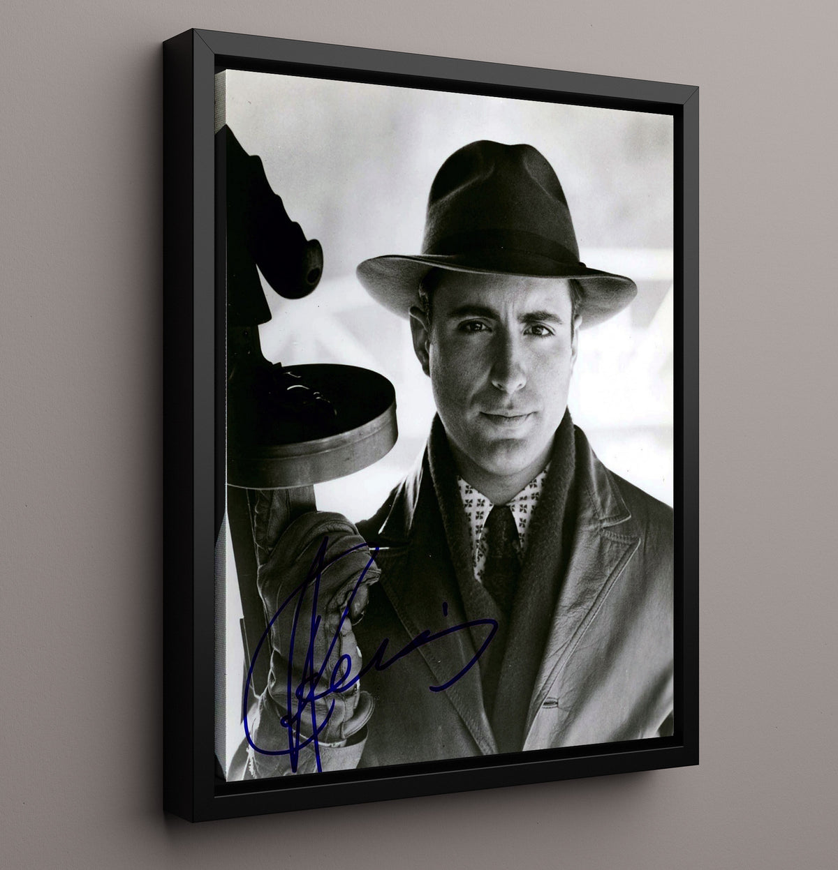 Andy Garcia - Classic Black-and-White Photograph movie wall art 16x20 Framed Canvas