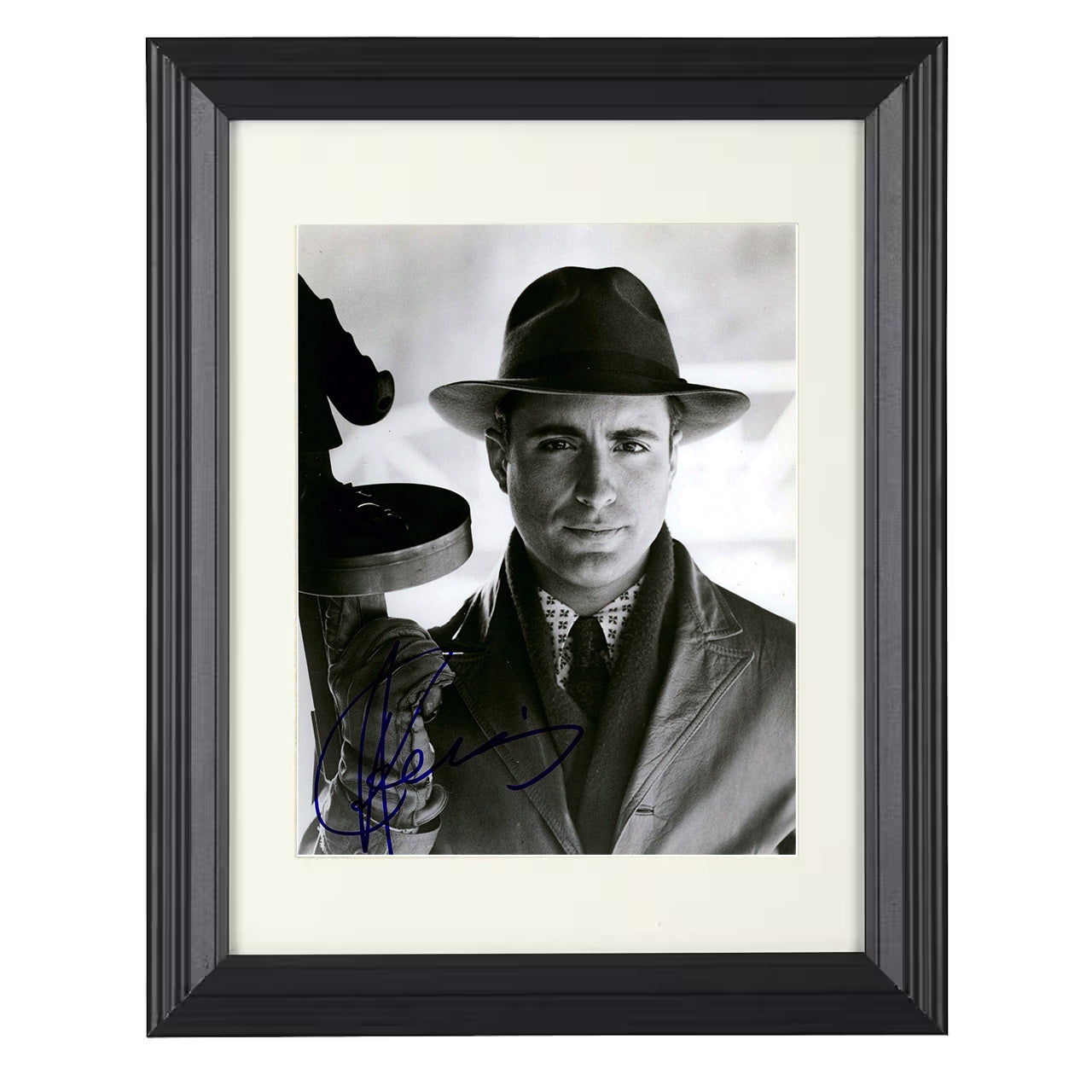 Andy Garcia – Classic Monochrome Image – 8x10 black beveled framed movie wall art