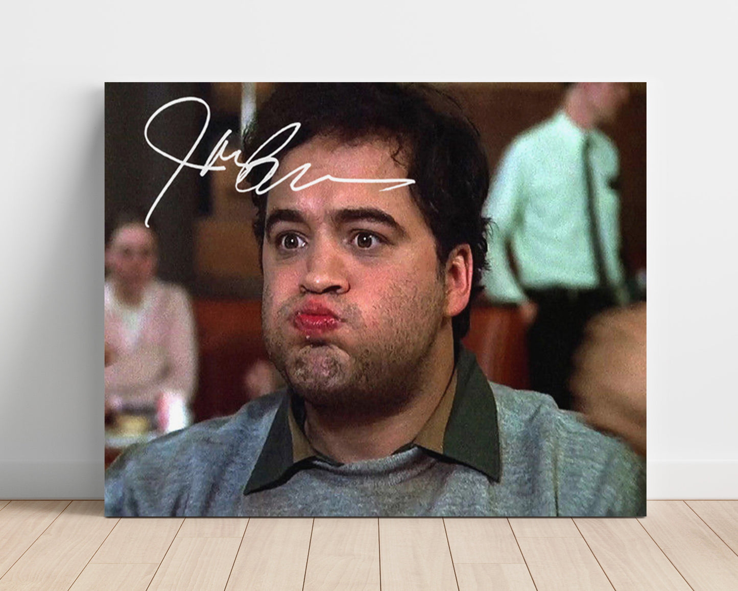 Animal House - John Belushi - Bluto Blutarsky - Cafeteria food fight chaos movie wall art 16x20 Unframed Print