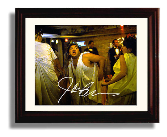 Animal House - John Belushi - Bluto Blutarsky - Wild toga party frenzy movie wall art 8x10 Beveled Frame