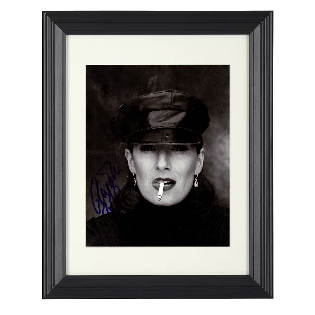 Anjelica Huston – Promo Image – 8x10 black beveled framed movie wall art