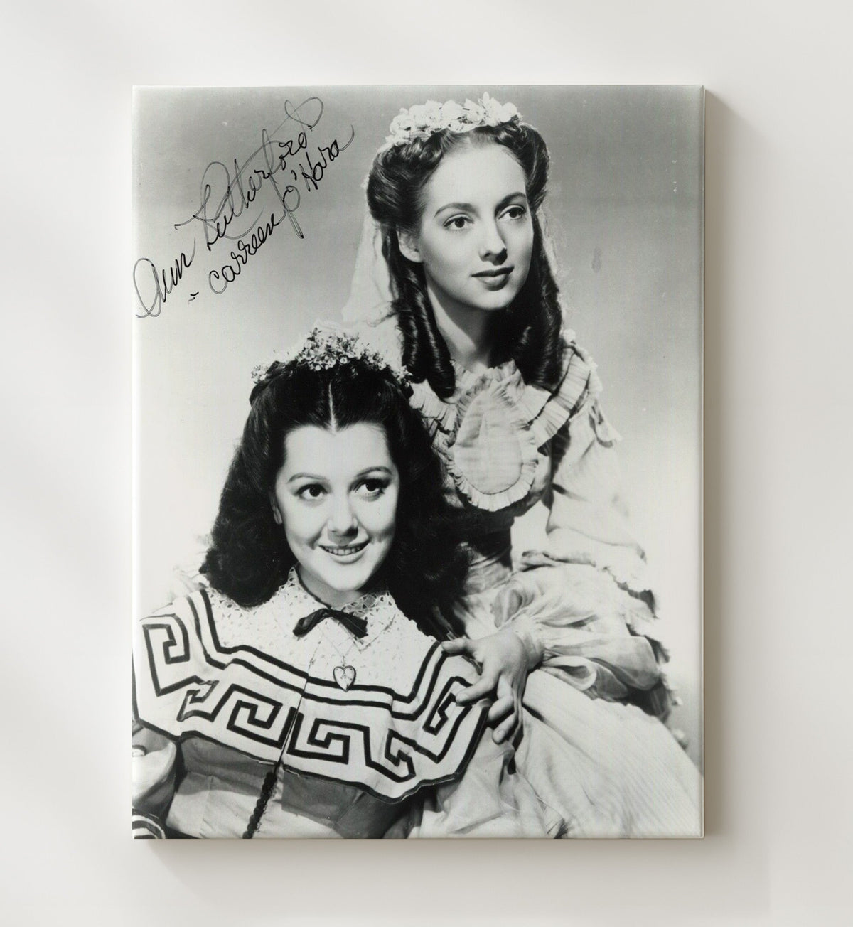 Ann Rutherford - Gone with the Wind Carreen O'Hara Photograph movie wall art 8x10 Beveled Frame