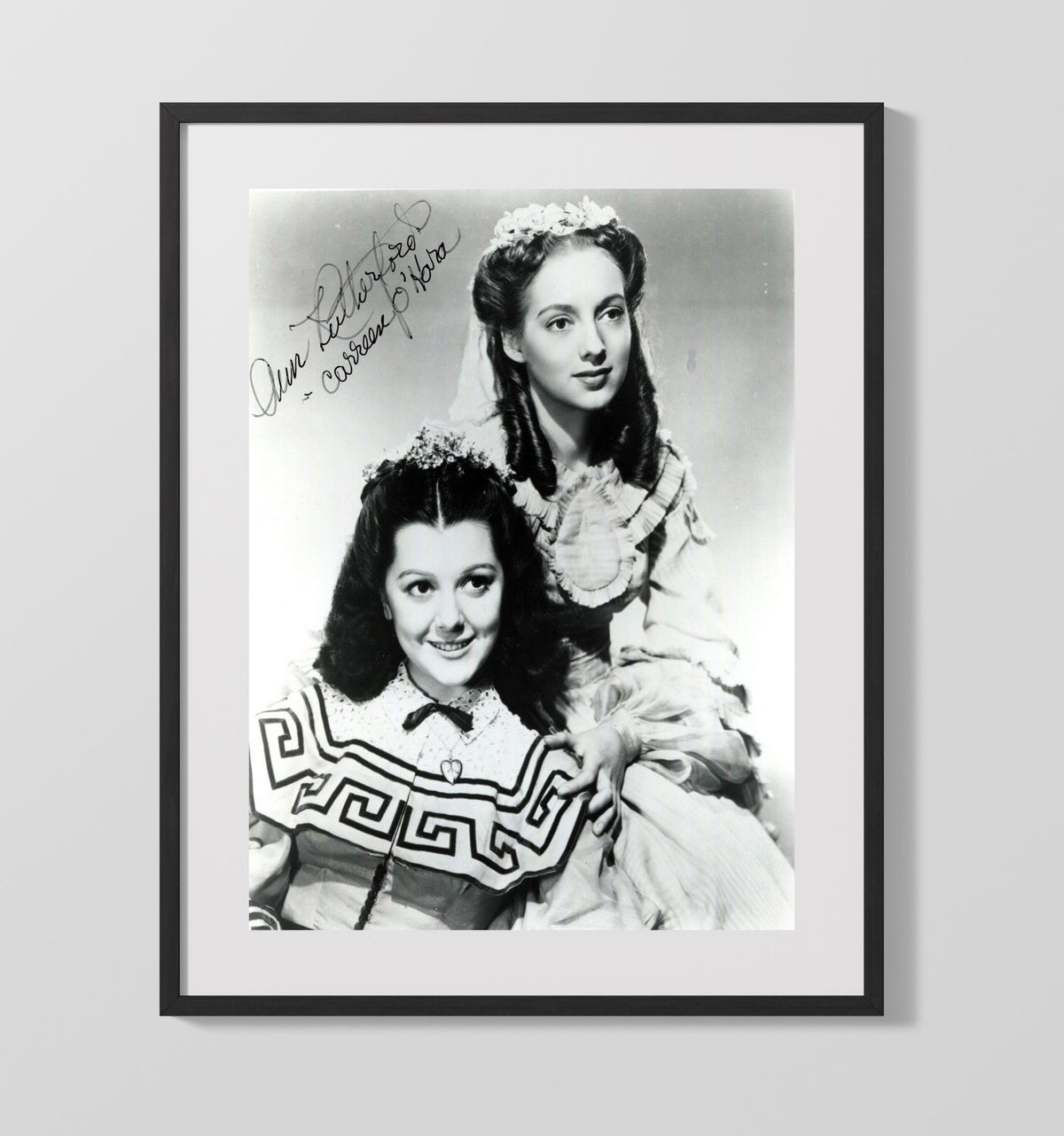 Ann Rutherford - Gone with the Wind Carreen O'Hara Photograph - Movies Framed Print