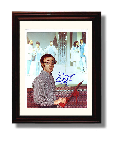 Annie Hall - Woody Allen - Alvy Singer - Nervous Comedy Stare movie wall art 8x10 Beveled Frame