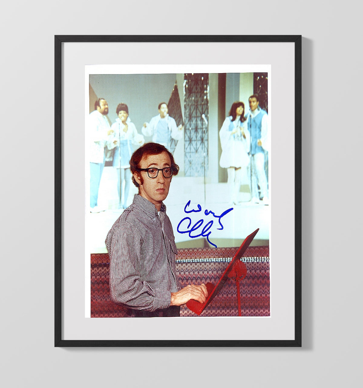 Annie Hall - Woody Allen - Alvy Singer - Nervous Comedy Stare movie wall art 16x20 Gallery Frame
