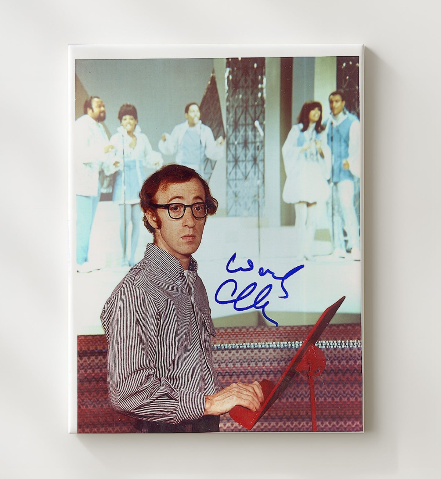 Annie Hall - Woody Allen - Alvy Singer - Nervous Comedy Stare movie wall art 20x24 Canvas