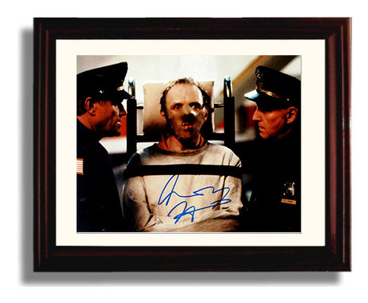 Anthony Hopkins - Silence of the Lambs - Dinner Plans Gone Wrong movie wall art 8x10 Beveled Frame