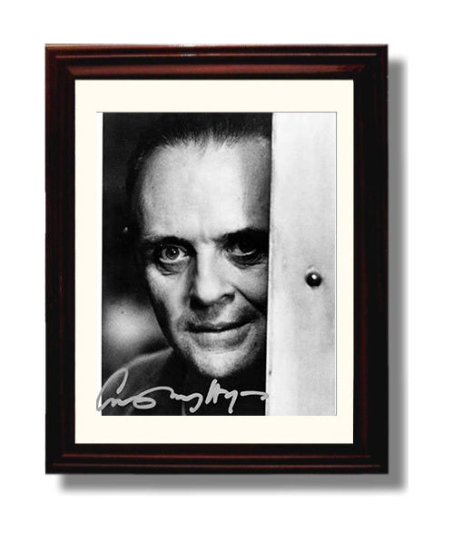 Anthony Hopkins - Sinister Stare movie wall art 8x10 Beveled Frame