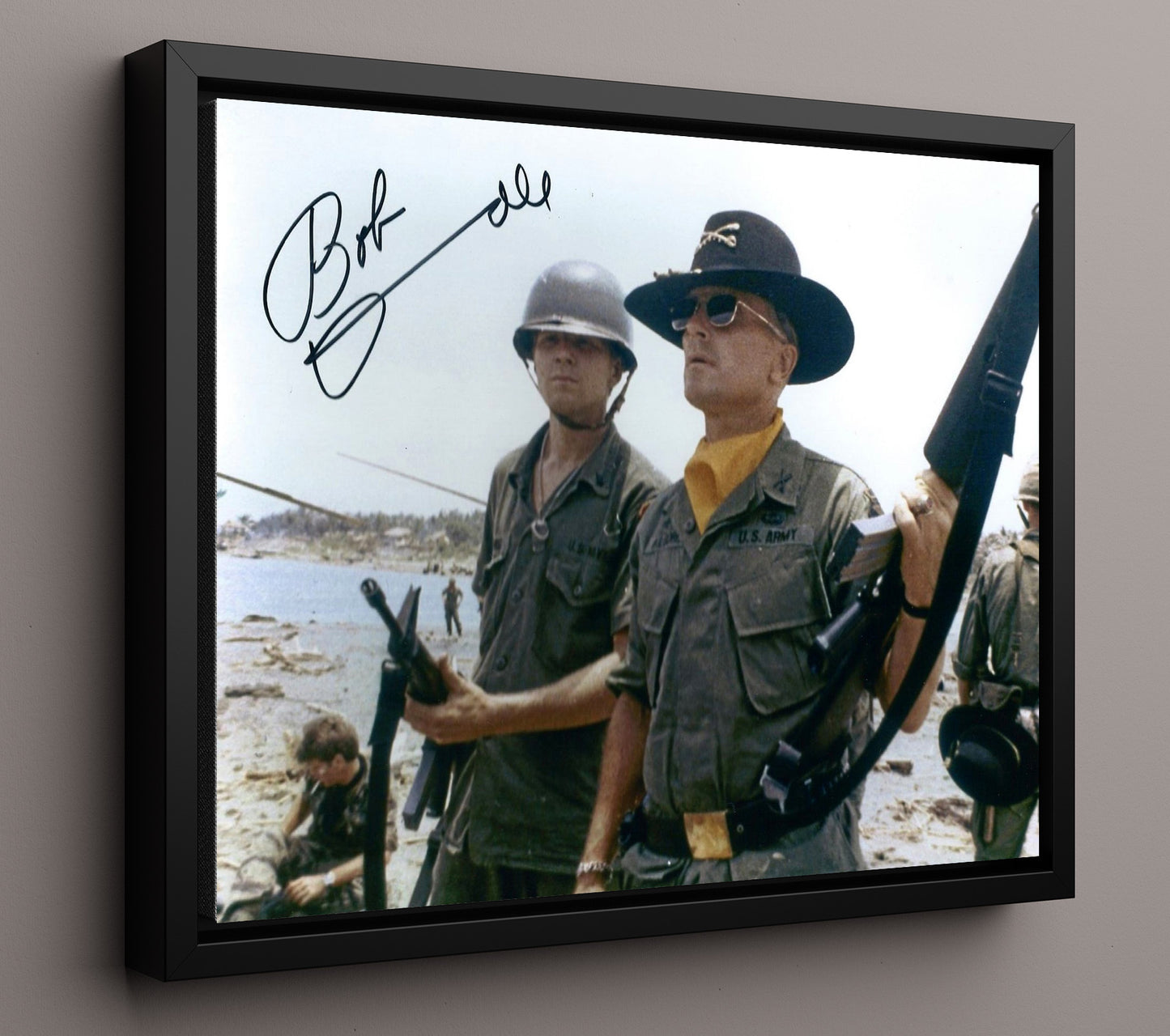 Apocalypse Now - Robert Duvall - Smells like victory movie wall art 16x20 Framed Canvas