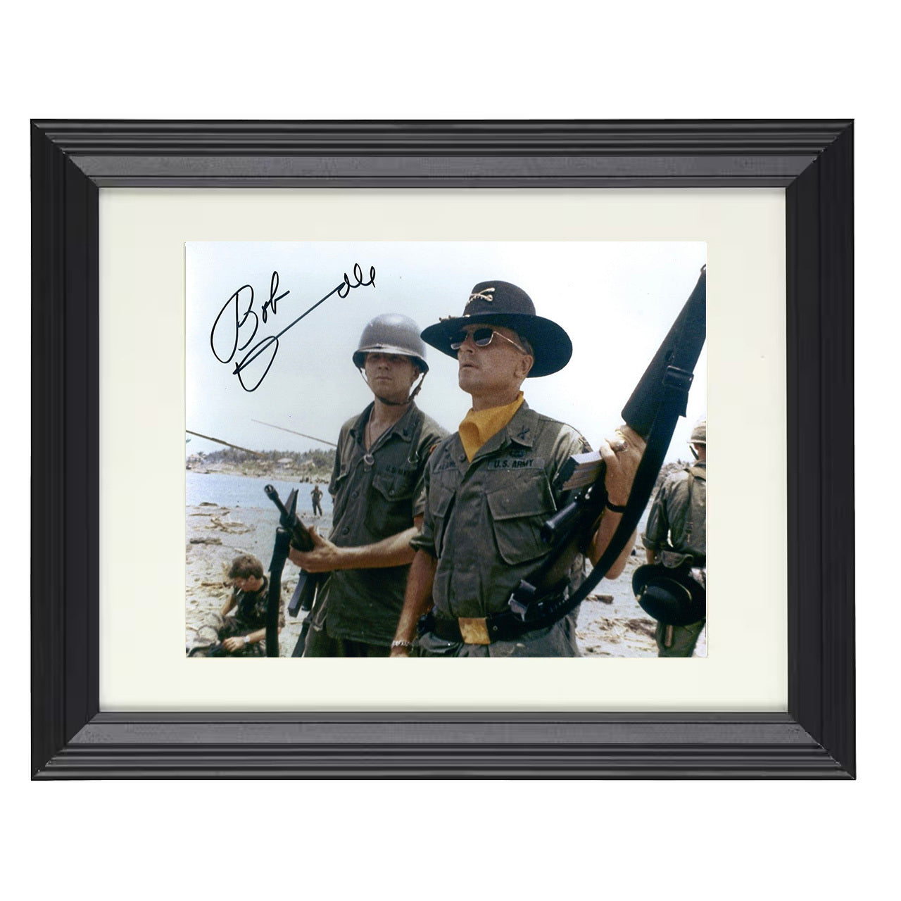 Apocalypse Now – Robert Duvall – Smells Like Victory Image – 8x10 black beveled framed movie wall art